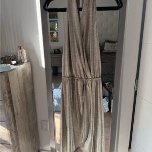 Ramy Brook Shimmering Silver Dress